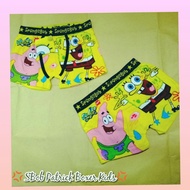 Spongebob Square Pants Character Print Boxer Brief For Kids boy innerwear short TRICIANACHEN