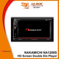 [AAAONLINE] Nakamichi NA1200S 6.2" HD Screen Double Din Player | Bluetooth USB FM CD & DVD