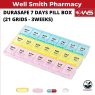 DURASAFE 7 DAYS PILL BOX (21GRIDS) *FOR 3 WEEKS*