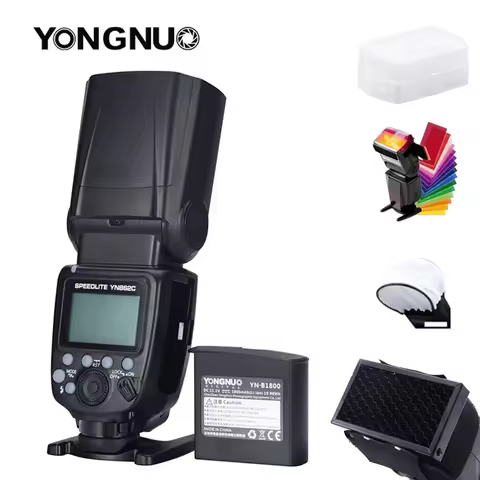 YONGNUO YN862C Speedlite Flash 1800mAh Lithium Battery GN60 HSS 1/8000s TTL for Canon 5D Mark II III