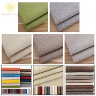 Plain Linen Fabric Polyester Pillow Cushion Car Cover Fabric Linen Sofa Fabric