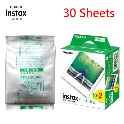 Japan Genuine 30 Sheets Fujifilm Instax Wide Film White Edge Paper for Fuji Instant Camera 210 300 L