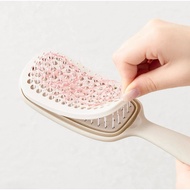 Bunny Japan Daigou 3coins 3 coins and us Massage Comb Smooth Hair Comb Comb Detachable Cleaning Genu