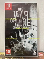 《居家抗疫必備》（中古二手）Switch NS遊戲 我的戰爭 完全版 完整版 This War of Mine [Complete Edition] 歐版中英文版 稀有品