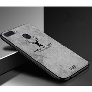 HP Casing Oppo F9hp A5S/ A11K/ A12/ A7 SoftCase Deer Cloth Jeans Canvas back Cover