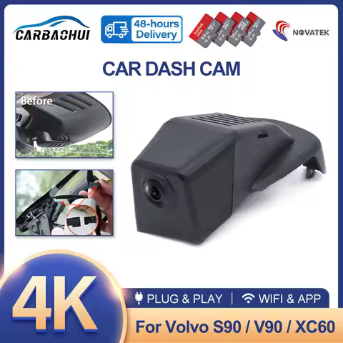 High Quality HD 4K 2160P Easy install Car Video Recorder Dash Cam Camera For Volvo XC60 S90 V90 V40 