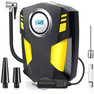 (N0 Fuse)Airsnigi Digital Tyre Inflator 12V, Portable Air Compressor Car Tyre Pump 150PSI Rapid Car 