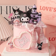 Cartoon Kuromi Cake Decoration Toppers，happy birthday topper，baking，cake design