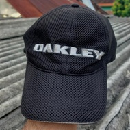topi caps oakley bordir second