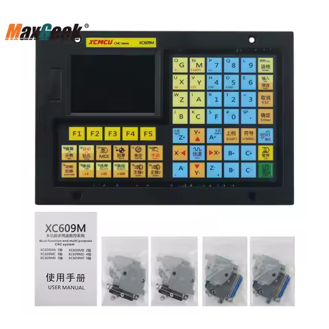 Maxgeek 1/2/3/5/6 Axis CNC Controller CNC Control System for Machines XC609MF XC609T Multi Functiona