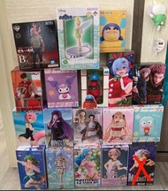 夾公仔 女角 闊盒 長盒 標準盒 一番賞 figure排球少年 sanrio kuromi rem 雷姆 海賊王 咒術迴戰 五條悟 芙莉蓮 蠟筆小新 qp 招台主收