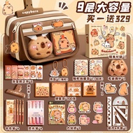 9 ️ ⃣ Kapibara Stationery Set Primary School Students Reward Small Gifts School Supplies Boys Girls 