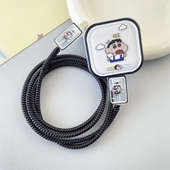 Cartoon Crayon Shin-Chan Silicone Charger Protective Case for IPhone 40W Fast Charger Protection Cha