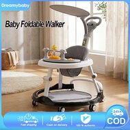Baby Walker For 6-36 Months Baby Multi-functional Foldable Stroller Walker With Music & Light Baby W