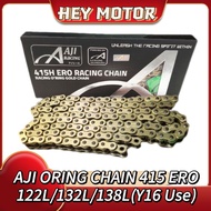 AJI RANTAI MOTOSIKAL RACING ORING CHAIN Y16 415H 122L 132L 138L Y15 Y16 LC135 4S 5S VF3i RS150 RSX15