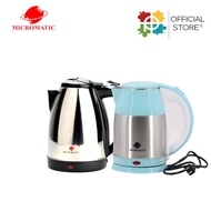 Micromatic electric kettle stainless 1.8liter