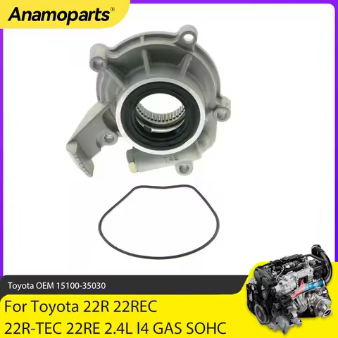 Engine Parts Oil Pump Fit 2.4 L For Toyota 4Runner Pickup Celica 22R 22REC 22R-TEC 22RE 2.4L L4 GAS 