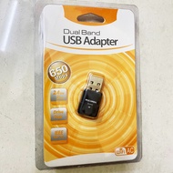 WiFi USB Adapter 650Mbps Dual Band 2.4G / 5G Hz