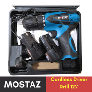 [READY STOCK] Mostaz Cordless Driver Drill Set 12V