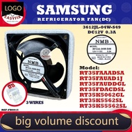 XZ RT35FAAADSA / RT35FAUAD1J / RT35FAUDDGL / RT35FDACDSL / RT35K5062GL SAMSUNG REFRIGERATOR FAN 3612