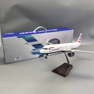 new 1/100 Scale Plane Model A321neo British Airways Resin Aircraft With Led Light(Touch Or Sound Con