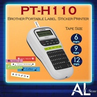 Brother P-Touch PT-H110 Portable Handheld Label Maker Sticker Laminate Label Manager PT H110