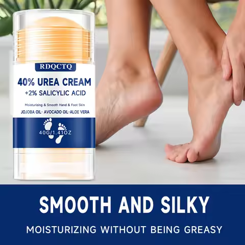 40% Urea 2% Salicylic Acid Foot Cream - Intensive Moisturizing Cracked Heels Dry Skin Callus Remover