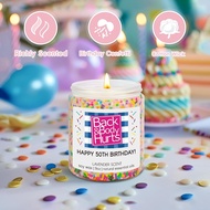 GSPY 50th Birthday Candles - 50th Birthday Gifts for Her, Him - Funny 50 Year Old Gifts for Women, M