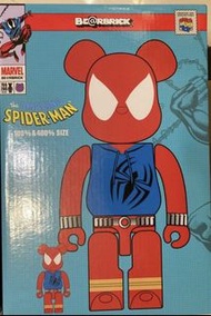 BE@RBRICK scarlet Spider-Man 蜘蛛俠 100% & 400%