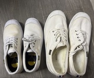 Palladium 白色帆布鞋