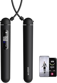 WeGym Smart Jump Rope for Men and Women, Adjustable Jump Rope for Indoor and Outdoor Workout APP Dat