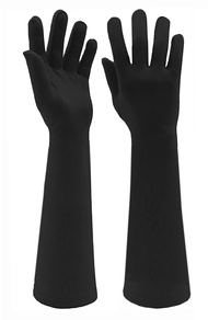 VSVO Party Bridal Dance Gloves Elbow Length Spandex Stretchy Opera Gloves for Women 17.7"