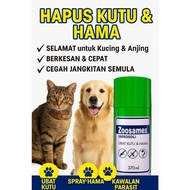 ZooSamex Spray – Ubat Kutu Kucing & Anjing | Semburan Hapus Kutu, Hama & Parasit ZooSamex.