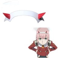 Anime Darling In The Franxx Zero Two 02 Headband Devil Horn Demon Hairband Cosplay Prop Halloween Sh