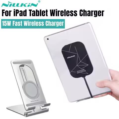 NILLKIN For iPad Pro 11/12.9 Wireless Charger For iPad Air 10.9 2020/2022 15W Wireless Charger Recei