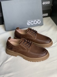 ใหม่ Ecco รองเท้าหนังธุรกิจกอล์ฟลำลองสำหรับผู้ชาย,รองเท้าสำหรับทำงานกลางแจ้งกีฬาวิ่งรองเท้ารองเท้าผ้