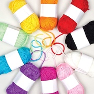 [GOLDEN DRAGON] Bright Colored Craft Yarn, Knitting Yarn for Arts and Crafts Supplies, 4-Ply, 10g