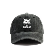 Bobcat Baseball Cap Distressed Hat Men and Women Vintage Outdoor Summer Adjustable Bobcat Print Hat 