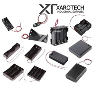 1,2,3,4 Slot Battery Holder AA / AAA / 3.7V 18650 / 9V Casing Case Cell Housing