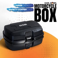 Box Motor GSB Motorcycle Givi Top helmet Box Trunk 47L Motorsikal Kotak motorcycle accessories Stora