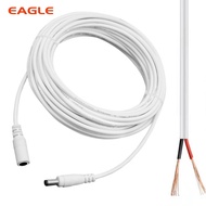 【EAGLE HOT】DC Extension Cable,12V Extension Cable, DC Connector 5.5 mm x 2.1 mm White