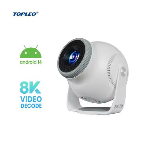 Topleo Mini Projector Hy300 Pro Projecteur Short Throw 4k Home Theater Screen Video LCD Android Smar