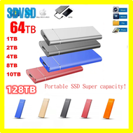 SDVSD 128TB SSD New High Speed 16TB/32TB/64TB USB 3.1 Portable External Solid State Drive External Hard Disk SSD TYPE-C Mobile SSD BFDBW