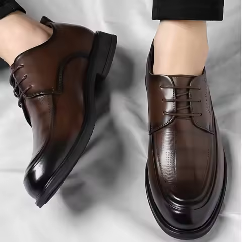 Business Formal British Style Casual Commuting Style Commuting Shoes Wedding Groom Shoes Leather Sho