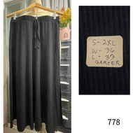 Plus Size Long Skirt Maxi Black 2XL-3XL Preloved Aussie