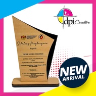 2 LAYER PLAK ANUGERAH /  PLAK PLAYWOOD + ACRYLIC HITAM PREMIUM QUALITY