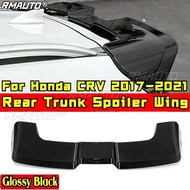 CRV Body Kit Rear Trunk Spoiler Glossy Black Sport Style Rear Trunk Wing For Honda CRV 2017-2021 Car