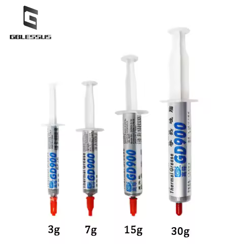 Thermal Conductive Silicone Grease 3/7/15/30g Syringe Tube Mounted CPU Heat Dissipation Paste High T