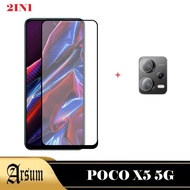 LAYAR 2in1 Tempered Glass Screen Package for Xiaomi Poco X5 5G 2023 Redmi Note 12 5G 2022 Free Tempe