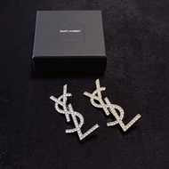 YSL聖羅蘭 outlet 銀色胸針